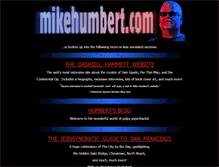 Tablet Screenshot of mikehumbert.com